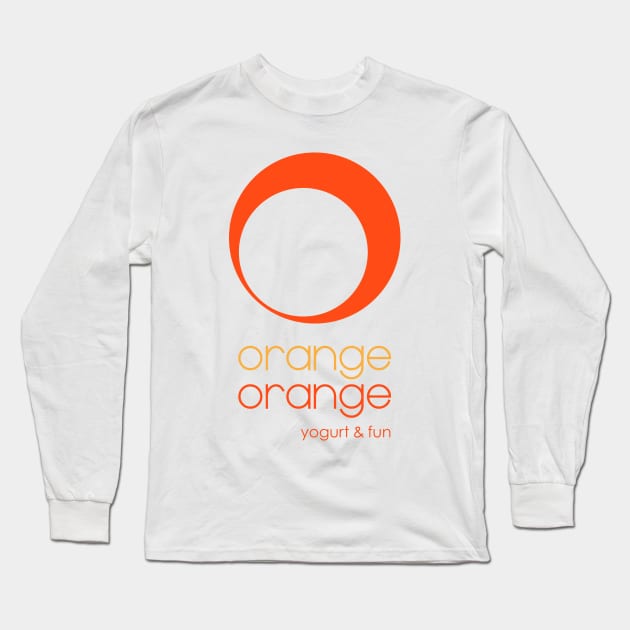 Orange Orange Long Sleeve T-Shirt by Roufxis